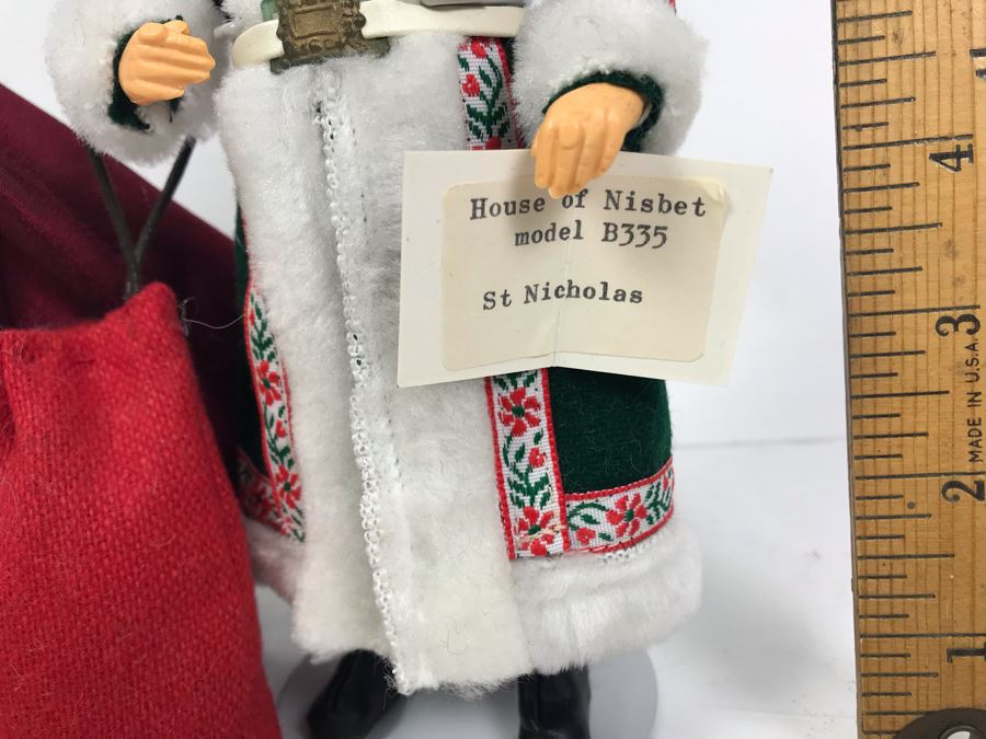House Of Nisbet St Nicholas Santa Claus Costume Doll And Knights Of Templar Peggy Nisbet Doll Made In England [Photo 4]