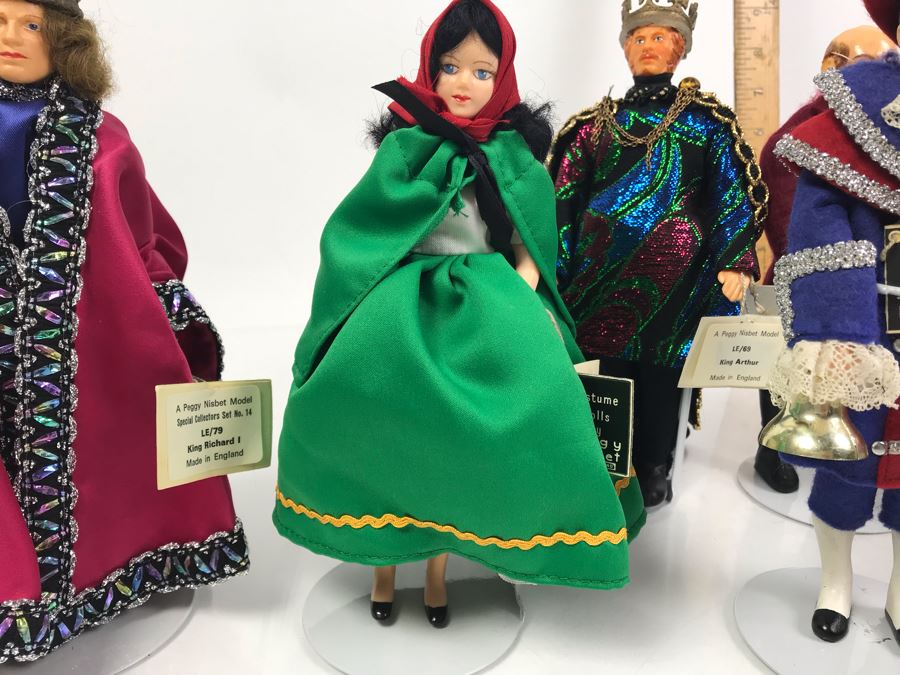 Collection Of (6) Peggy Nisbet Collectors Costume Dolls Made In England - See Photos [Photo 13]