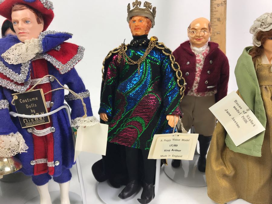 Collection Of (6) Peggy Nisbet Collectors Costume Dolls Made In England - See Photos [Photo 7]