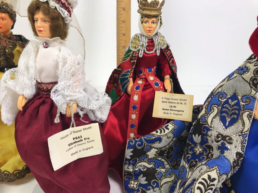 Collection Of (6) Peggy Nisbet Collectors Costume Dolls Made In England - See Photos [Photo 7]