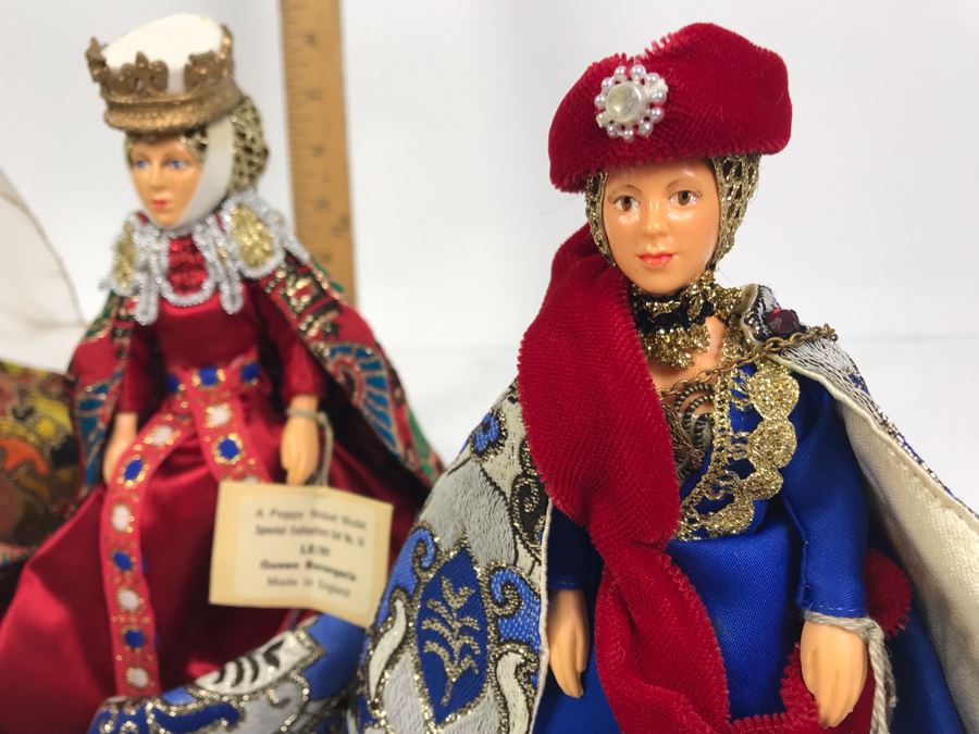 Collection Of (6) Peggy Nisbet Collectors Costume Dolls Made In England - See Photos [Photo 5]