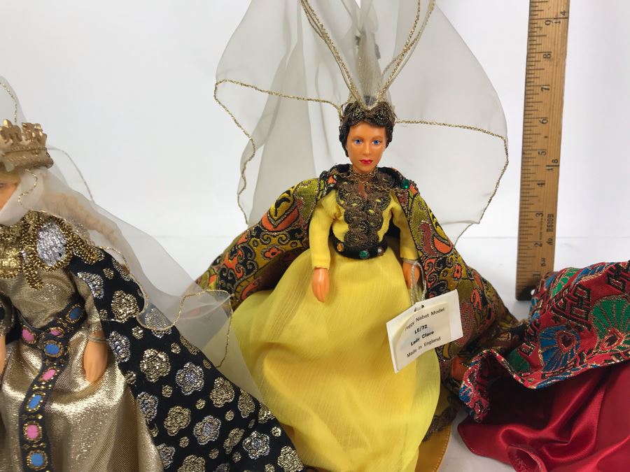 Collection Of (6) Peggy Nisbet Collectors Costume Dolls Made In England ...