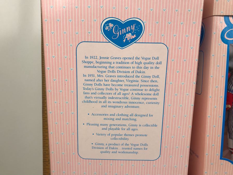 Collection Of (8) Ginny Vogue Dolls New In Boxes [Photo 14]