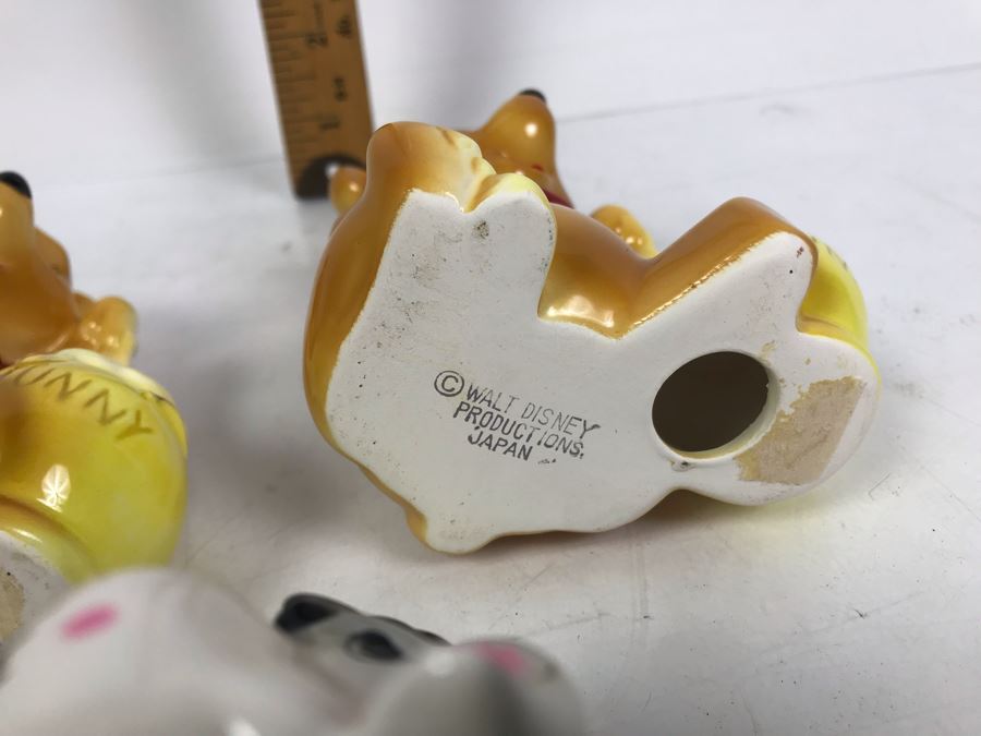 (4) Walt Disney Winnie The Pooh Tigger Eeyore Painted Figurines Japan Some With Original Disneyland Price Tags [Photo 15]