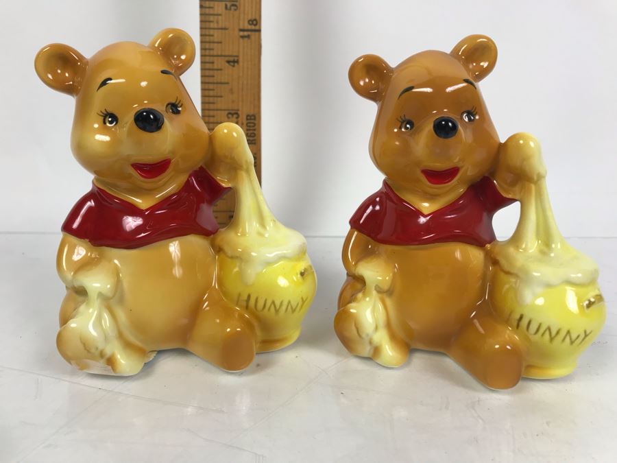 (4) Walt Disney Winnie The Pooh Tigger Eeyore Painted Figurines Japan Some With Original Disneyland Price Tags [Photo 8]