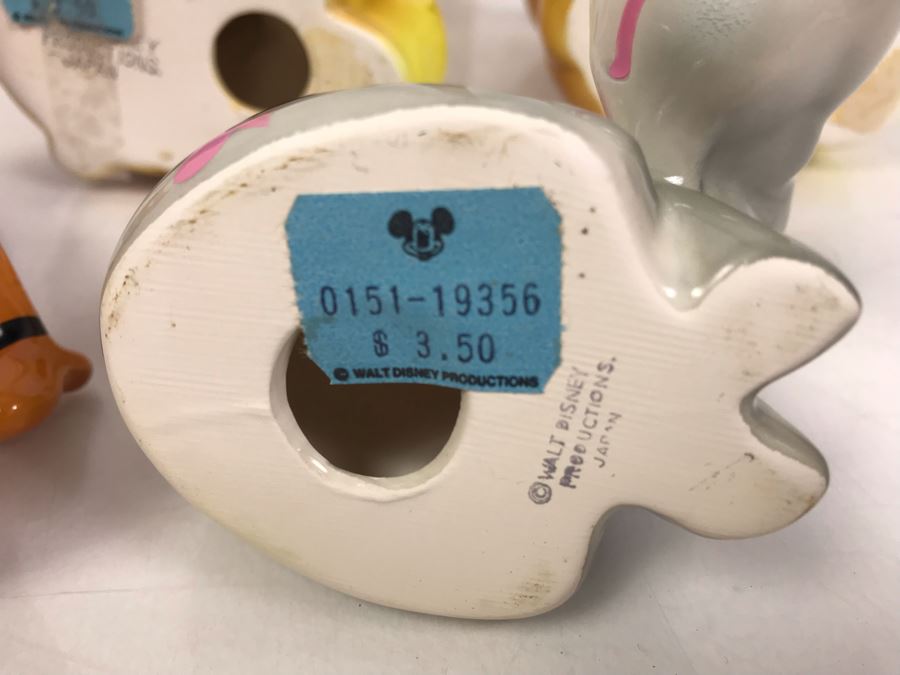 (4) Walt Disney Winnie The Pooh Tigger Eeyore Painted Figurines Japan Some With Original Disneyland Price Tags [Photo 11]