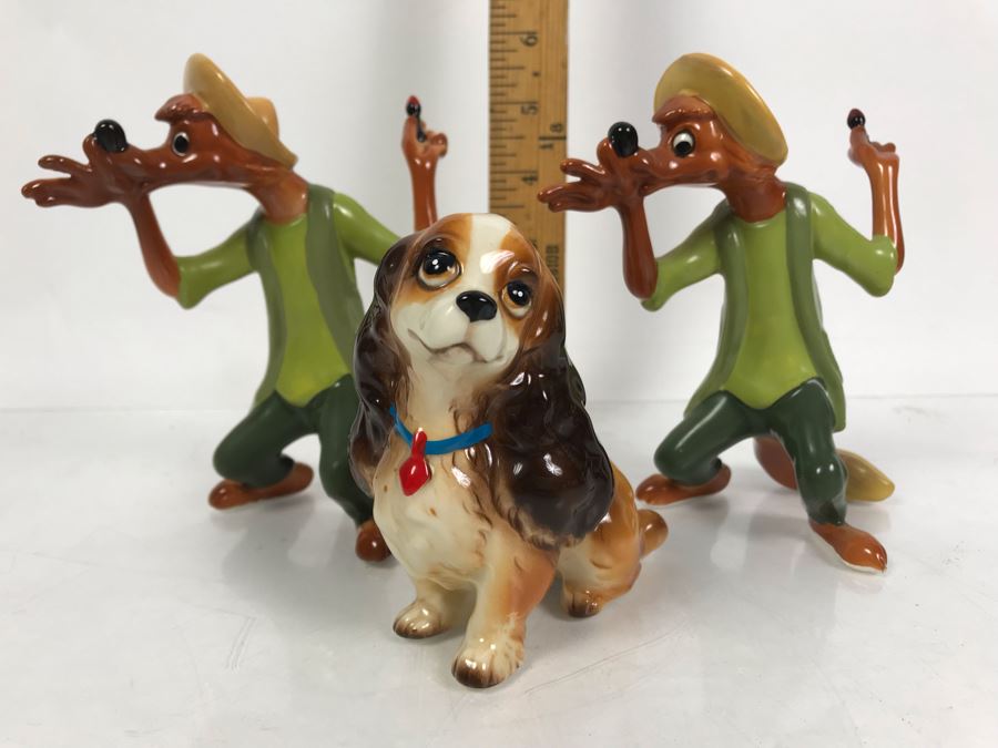Walt Disney Productons Figurines Some With Original Disneyland Price Tags