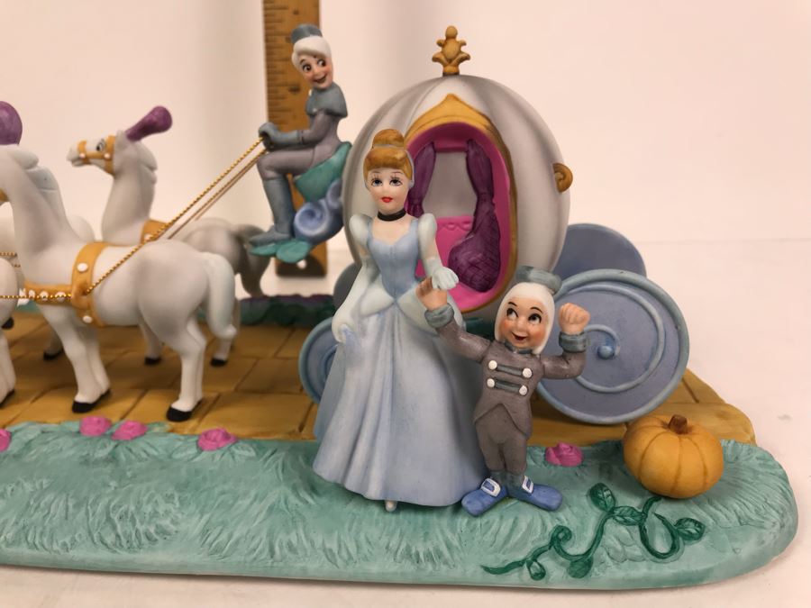 Large Cinderella Figurine Designed Exclusively For Walt Disney Theme Parks & Resorts Made In Japan 12'L Retailed For $195  [Photo 5]