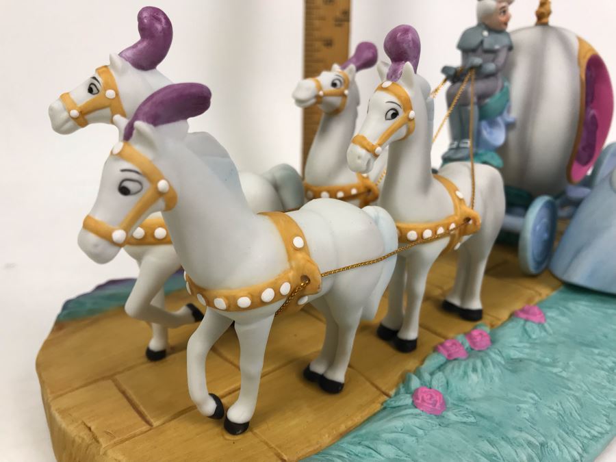Large Cinderella Figurine Designed Exclusively For Walt Disney Theme Parks & Resorts Made In Japan 12'L Retailed For $195  [Photo 3]