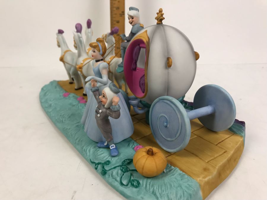 Large Cinderella Figurine Designed Exclusively For Walt Disney Theme Parks & Resorts Made In Japan 12'L Retailed For $195  [Photo 9]
