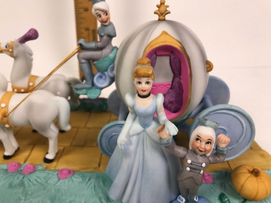 Large Cinderella Figurine Designed Exclusively For Walt Disney Theme Parks & Resorts Made In Japan 12'L Retailed For $195  [Photo 6]