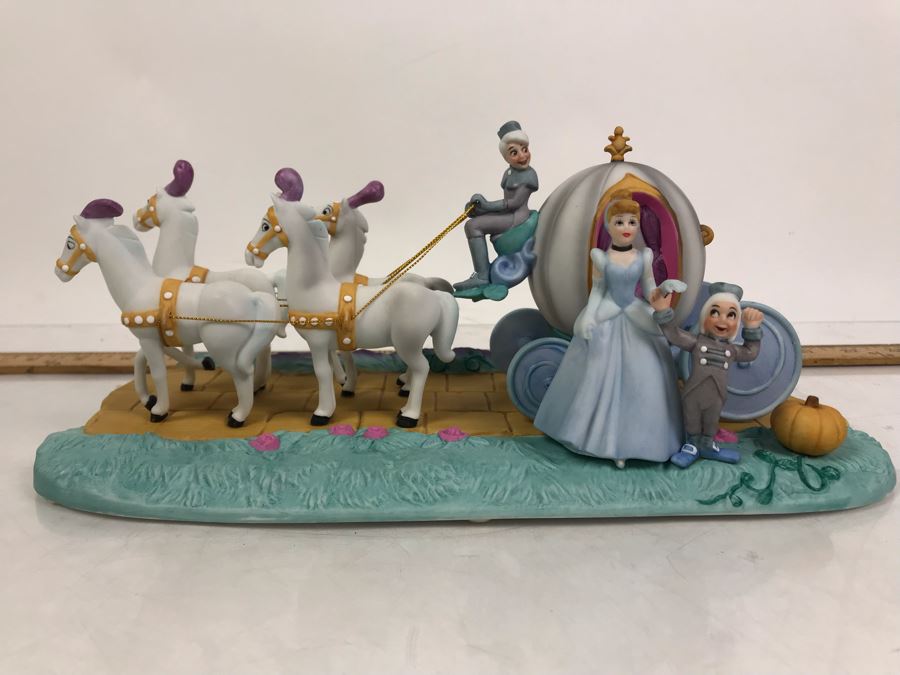 Large Cinderella Figurine Designed Exclusively For Walt Disney Theme Parks & Resorts Made In Japan 12'L Retailed For $195  [Photo 12]