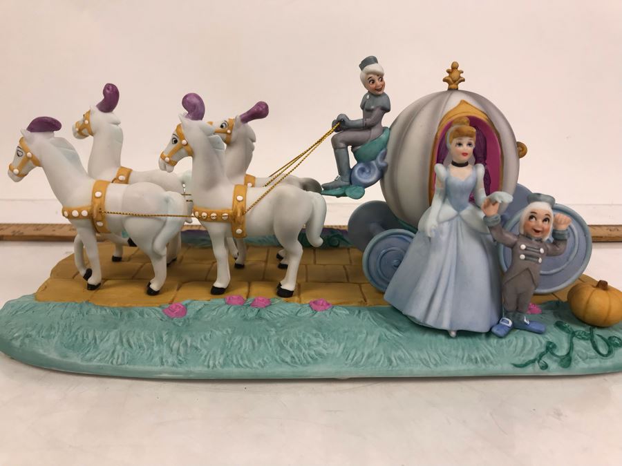 Large Cinderella Figurine Designed Exclusively For Walt Disney Theme Parks & Resorts Made In Japan 12'L Retailed For $195  [Photo 14]