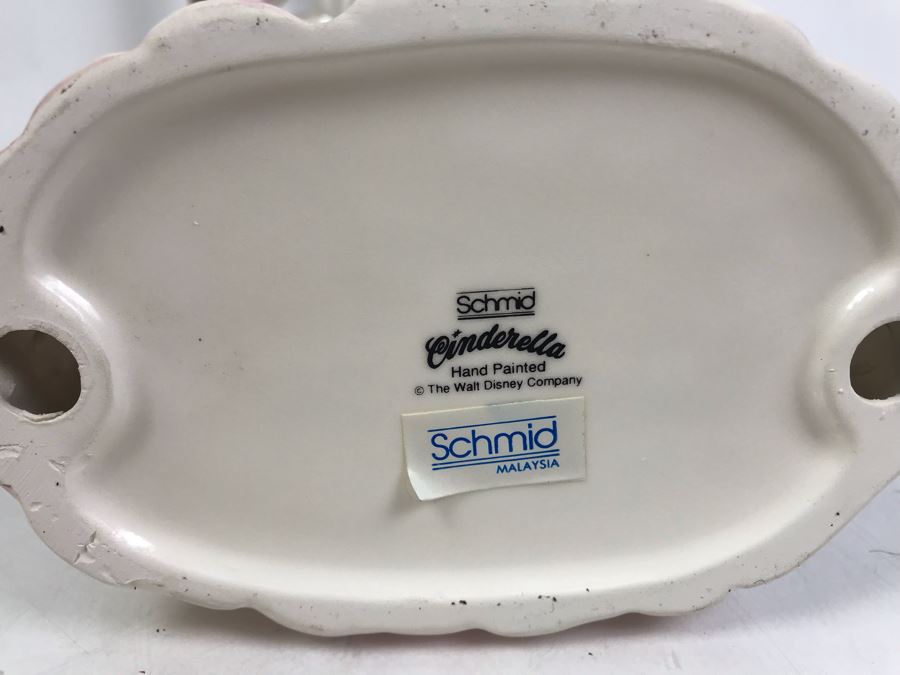 (4) Hand Painted Cinderella Schmid Walt Disney Figurines - One Is A Music Box [Photo 9]