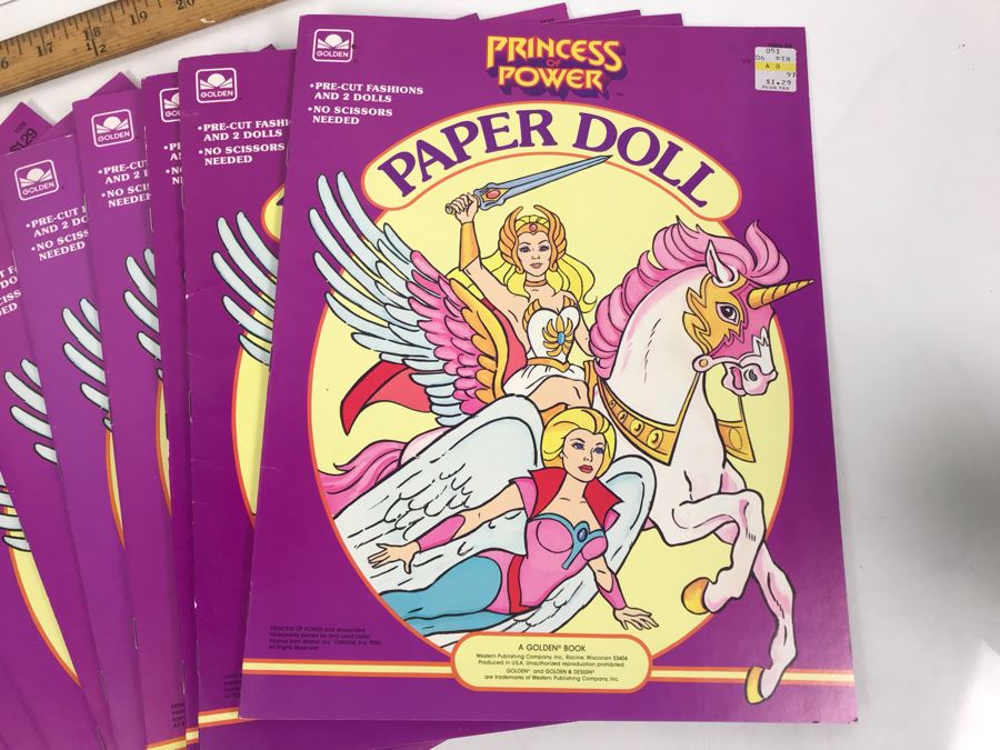 (10) Vintage Prince Of Power Paper Dolls New Old Stock [Photo 2]
