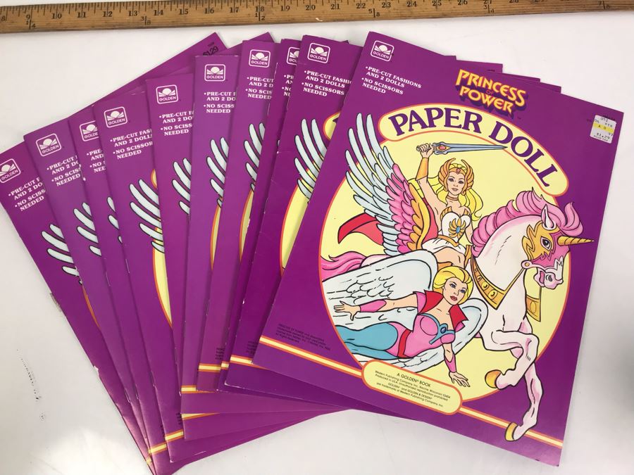 (10) Vintage Prince Of Power Paper Dolls New Old Stock