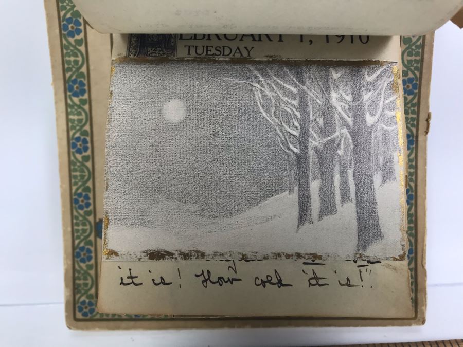 Antique 1910 Friendship Calendar A Thought For Every Day Loaded With Period Commentary [Photo 7]
