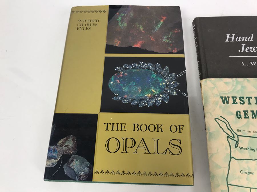 (4) Books: The Book Of Opals, Hand Made Jewelry, Western Gem Hunters Atlas And Jewelry Making For Fun And Profit [Photo 2]