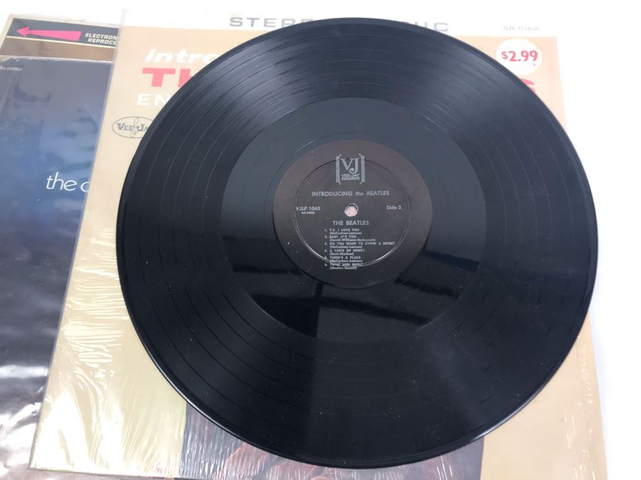 (4) Vintage Vinyl Records: Cheap Thrills Big Brother & The Holding Company (Janis Joplin), The Doors, Ray Charles And The Beatles [Photo 13]