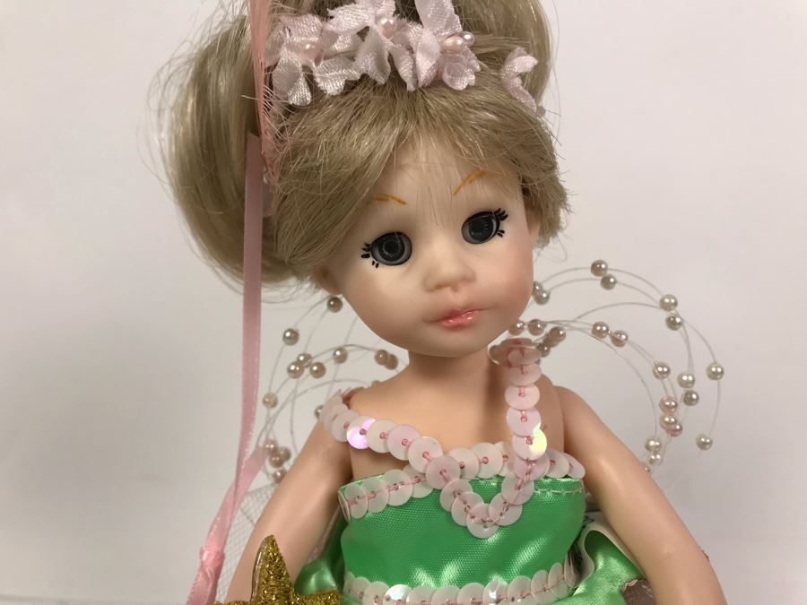 Vintage 1988 Robin Woods Tinkerbell Favorite Friends Of Fantasy Doll With $50 Disneyland Price Tag And (4) Vintage Schmid Disneyland Electronic Music Boxes: Cinderella, Snow White, Sleeping Beauty, The Little Mermaid [Photo 7]