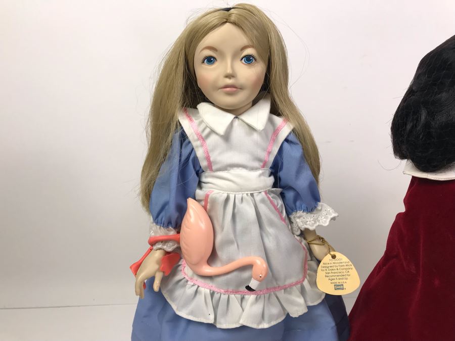 Various Vintage Dolls Including Walt Disney's Cinderella, Snow White, Sleeping Beauty, Alice In Wonderland Designed By Faith Wick For R. Dakin (Some With Original Disneyland Price Tags) [Photo 18]