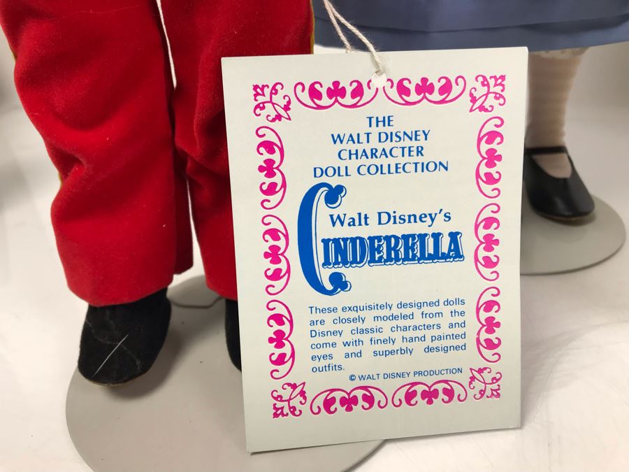Various Vintage Dolls Including Walt Disney's Cinderella, Snow White, Sleeping Beauty, Alice In Wonderland Designed By Faith Wick For R. Dakin (Some With Original Disneyland Price Tags) [Photo 7]