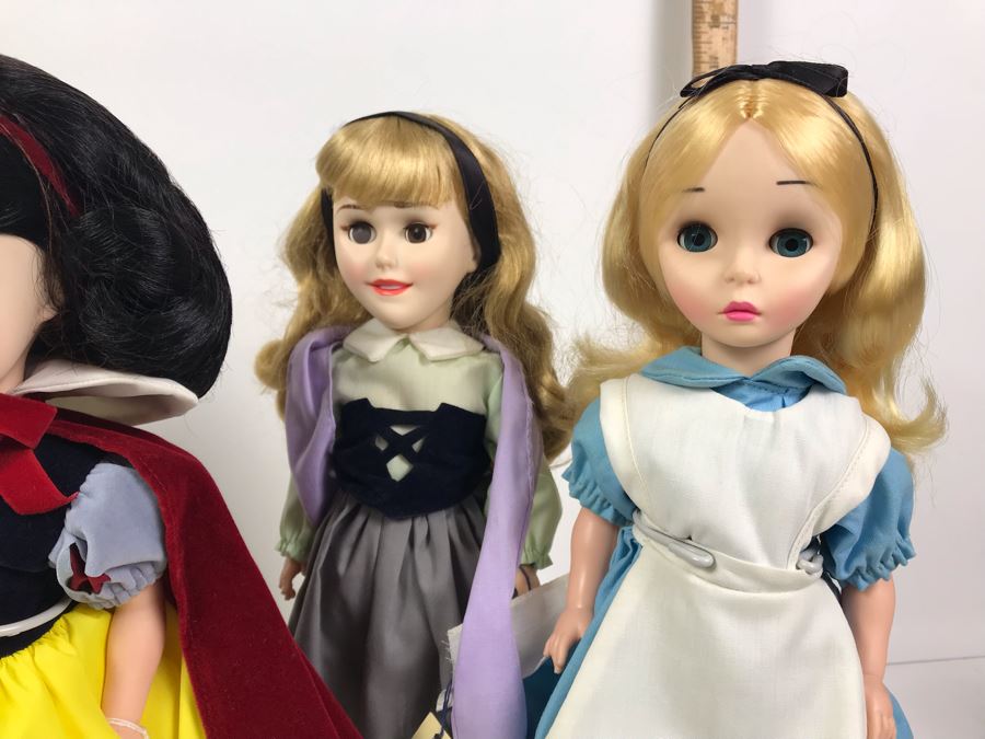Various Vintage Dolls Including Walt Disney's Cinderella, Snow White, Sleeping Beauty, Alice In Wonderland Designed By Faith Wick For R. Dakin (Some With Original Disneyland Price Tags) [Photo 4]