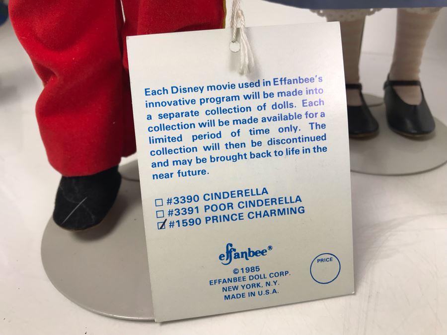 Various Vintage Dolls Including Walt Disney's Cinderella, Snow White, Sleeping Beauty, Alice In Wonderland Designed By Faith Wick For R. Dakin (Some With Original Disneyland Price Tags) [Photo 8]
