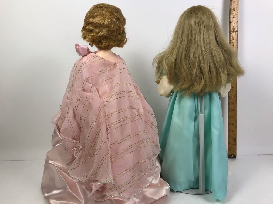 Large Madame Alexander Doll And Faith Wick For Elegante Dools By Dakin 19'H [Photo 11]