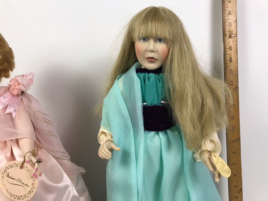 Large Madame Alexander Doll And Faith Wick For Elegante Dools By Dakin 19'H [Photo 8]