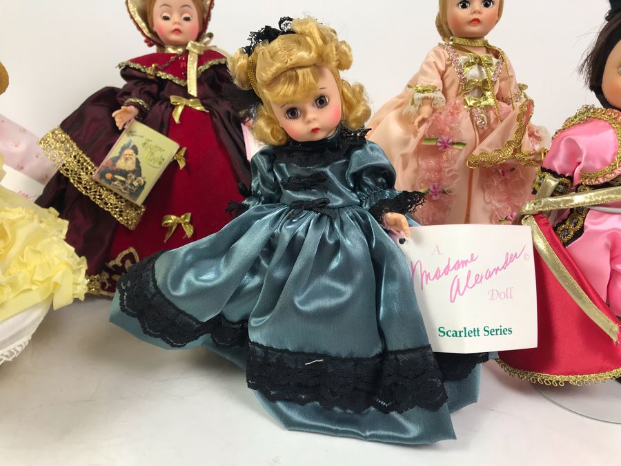 (8) Vintage Madame Alexander Dolls: Christopher Columbus, Scarlett Series, Portrettes, International Collection, Doll Classics [Photo 4]