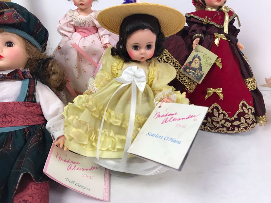 (8) Vintage Madame Alexander Dolls: Christopher Columbus, Scarlett Series, Portrettes, International Collection, Doll Classics [Photo 5]