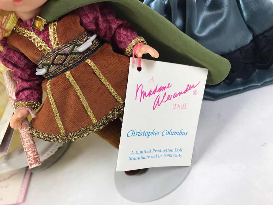 (8) Vintage Madame Alexander Dolls: Christopher Columbus, Scarlett Series, Portrettes, International Collection, Doll Classics [Photo 3]