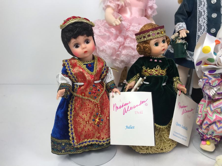 (9) Vintage Madame Alexander Dolls: Americana Collection, Miniature Showcase, Juliet, Queen Isabella, Scarlett Series, Storyland Dolls, Renoir Girl, Renoir, Manet [Photo 7]