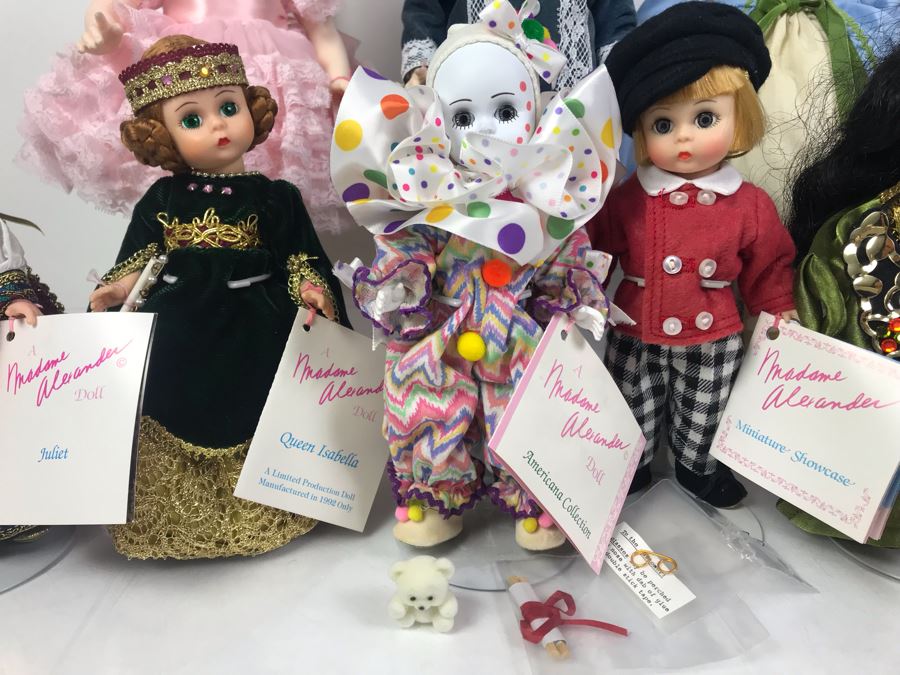 (9) Vintage Madame Alexander Dolls: Americana Collection, Miniature Showcase, Juliet, Queen Isabella, Scarlett Series, Storyland Dolls, Renoir Girl, Renoir, Manet [Photo 3]