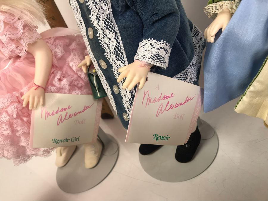(9) Vintage Madame Alexander Dolls: Americana Collection, Miniature Showcase, Juliet, Queen Isabella, Scarlett Series, Storyland Dolls, Renoir Girl, Renoir, Manet [Photo 12]