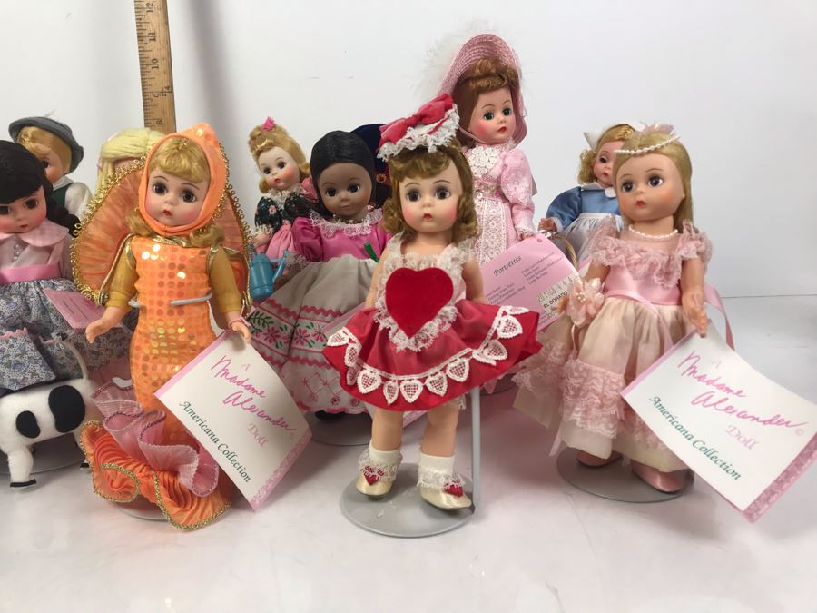 (12) Vintage Madame Alexander Dolls: Americana Collection, Storyland Dolls, International Collection, Portrettes Series, Little Women, Romeo [Photo 3]