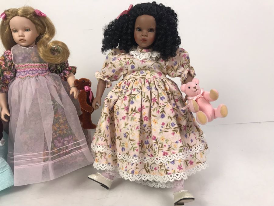 (3) Collector Dolls By Pauline Bjonness-Jacobsen Design [Photo 7]