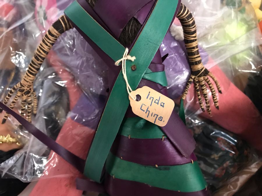 MEGA Vintage Doll Lot With House Of Nisbet H.R.H. Pricess of Wales Doll, International Dolls, Pillsbury Doughboy Doll And Tons More - 8 Tubs Filled! - See Photos [Photo 18]