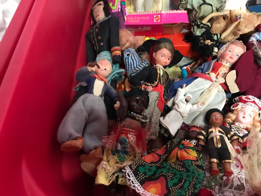 MEGA Vintage Doll Lot With 30' Mattel Marie Osmond Doll, Native ...