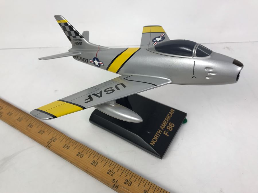 Vintage USAF Jet Airplane Model North American F-86 [Photo 3]