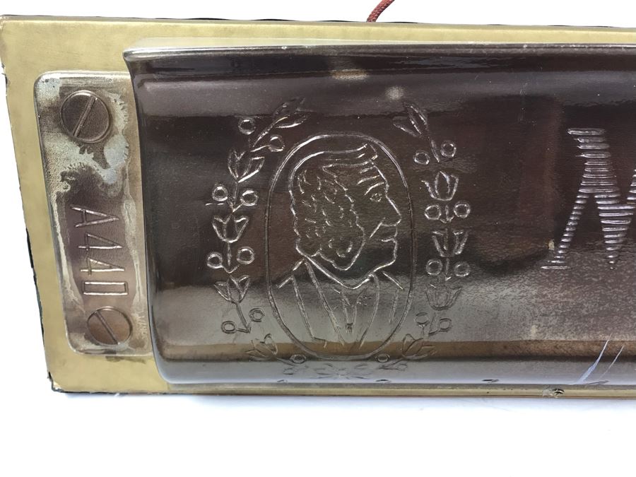 Rare LARGE 24'L Vintage M. Hohner Harmonica Marine Band Store Display Advertising [Photo 4]