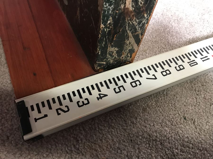 Mid-Century Modern Advertising Telechron Electric Clock Store Display Shelf With Working Clock Backlight Needs New Bulbs 34'W X 7'D X 22'H [Photo 14]