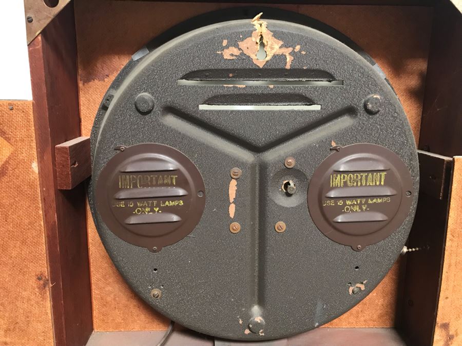 Mid-Century Modern Advertising Telechron Electric Clock Store Display Shelf With Working Clock Backlight Needs New Bulbs 34'W X 7'D X 22'H [Photo 10]