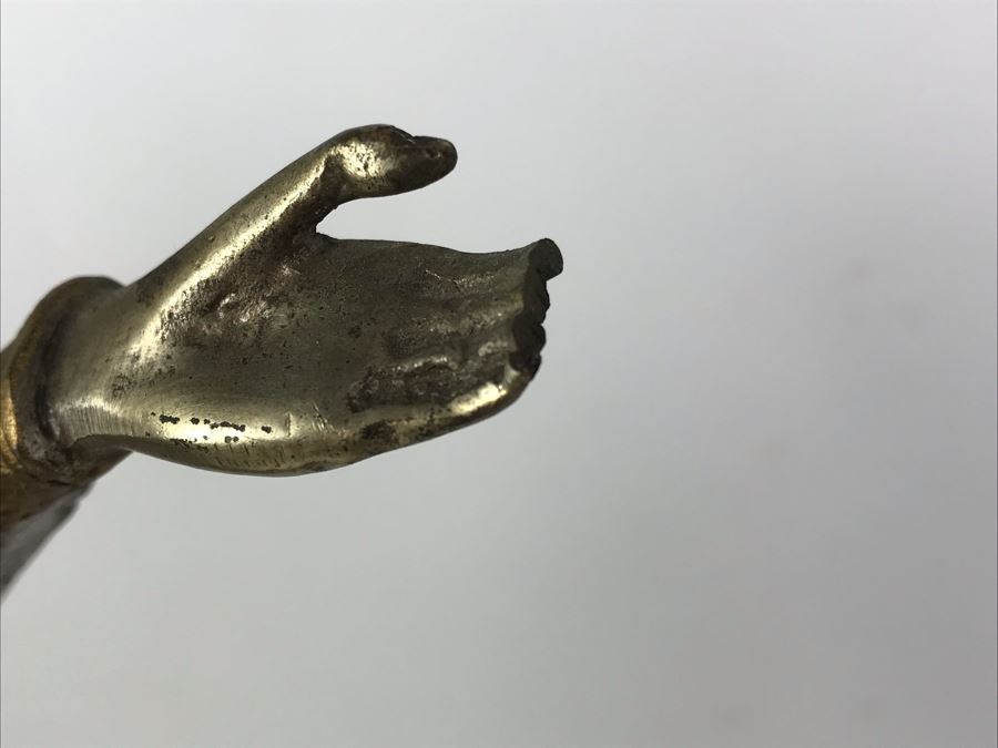 Signed Louis Icart Statue 21'H - Note That Tips Of Fingers On One Hand Are Missing [Photo 9]