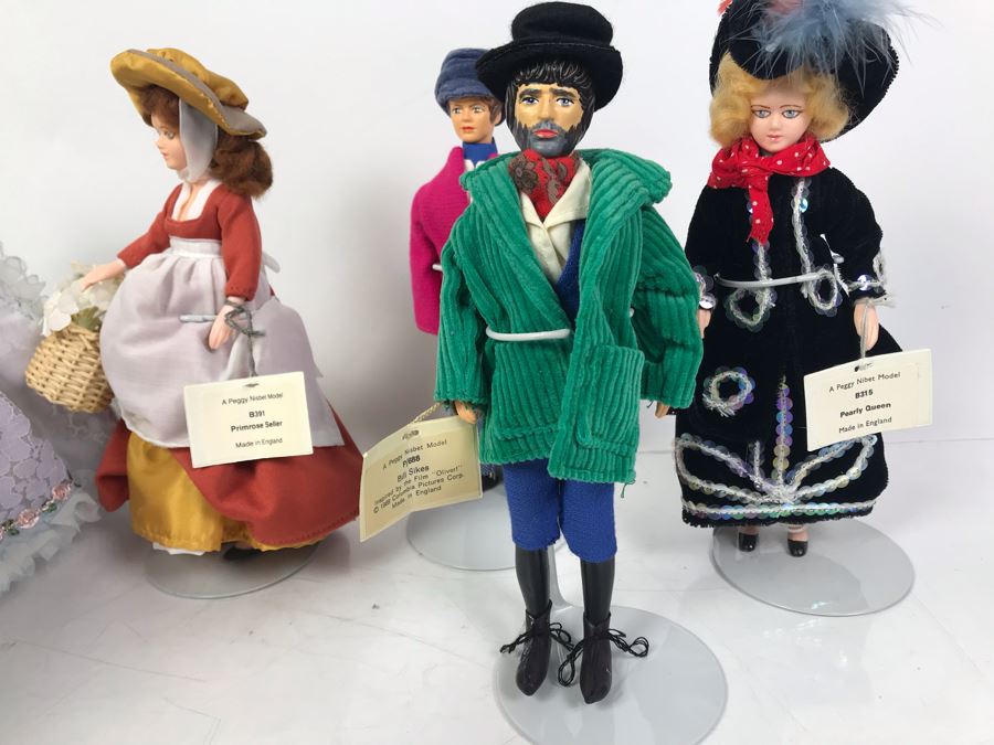 Vintage Collection Of (10) Peggy Nisbet Costume Dolls Including Robin Hood, Sarah Duchess Of York, Oliver Twist And The Artful Dodger Made In England [Photo 18]
