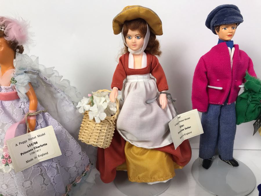 Vintage Collection Of (10) Peggy Nisbet Costume Dolls Including Robin Hood, Sarah Duchess Of York, Oliver Twist And The Artful Dodger Made In England [Photo 14]