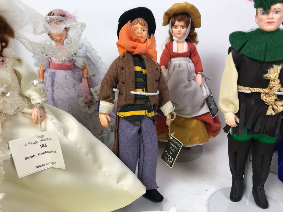 Vintage Collection Of (10) Peggy Nisbet Costume Dolls Including Robin Hood, Sarah Duchess Of York, Oliver Twist And The Artful Dodger Made In England [Photo 10]