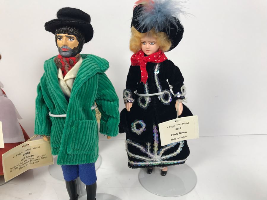 Vintage Collection Of (10) Peggy Nisbet Costume Dolls Including Robin Hood, Sarah Duchess Of York, Oliver Twist And The Artful Dodger Made In England [Photo 20]