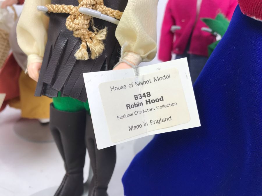 Vintage Collection Of (10) Peggy Nisbet Costume Dolls Including Robin Hood, Sarah Duchess Of York, Oliver Twist And The Artful Dodger Made In England [Photo 3]
